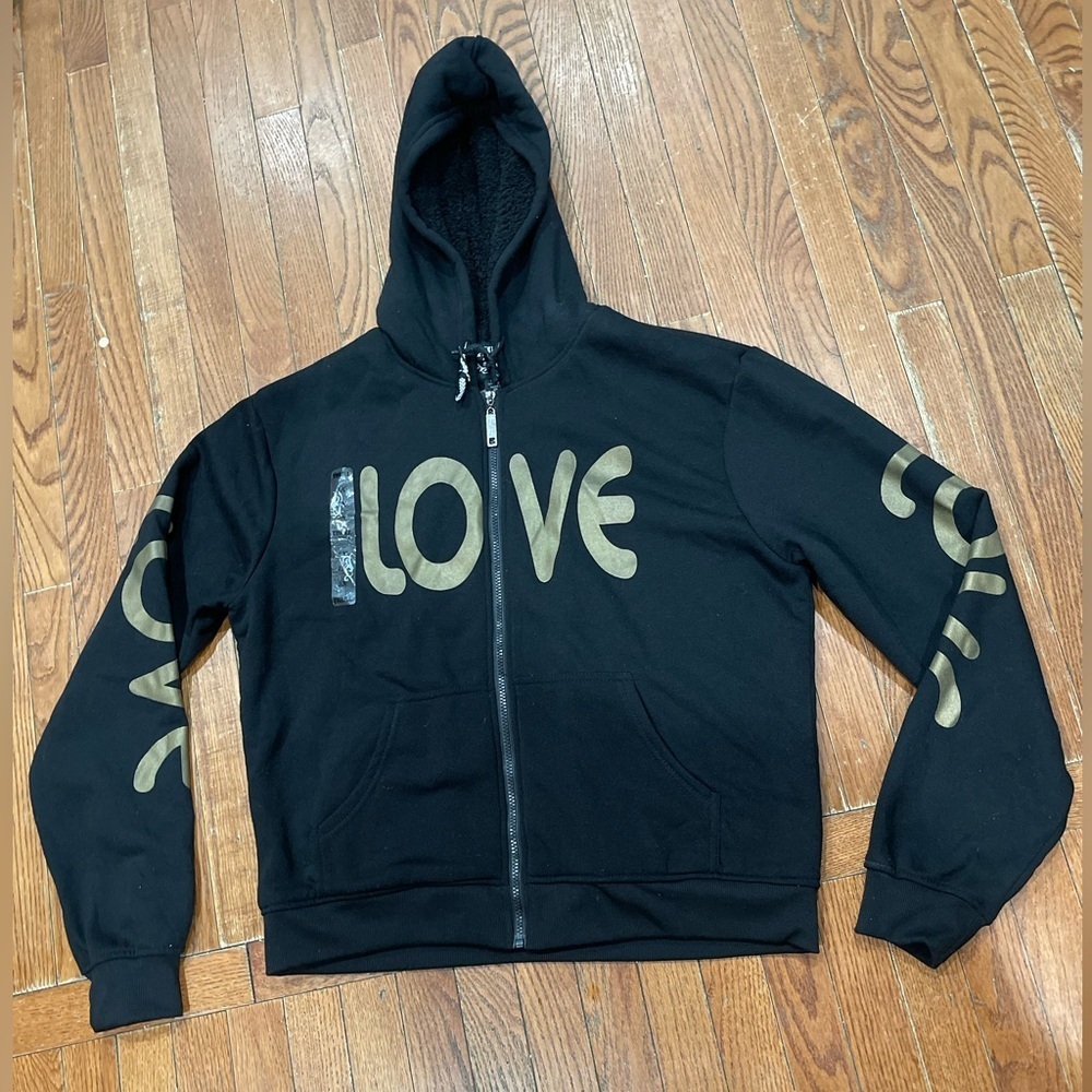 Thrill Midnight Black Cozy Fabric
